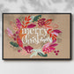 Crafty Christmas Collection A - Floater Framed Canvas Print