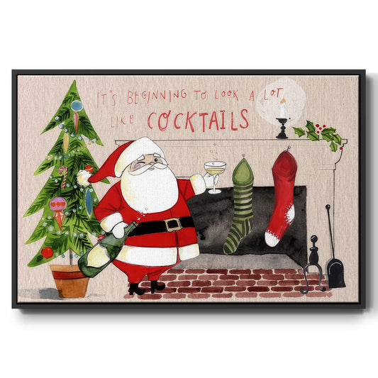 Get Blitzened Collection A - Floater Framed Canvas Print