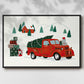 Going to Grandmas Collection A - Floater Framed Canvas Print