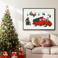 Going to Grandmas Collection A - Floater Framed Canvas Print