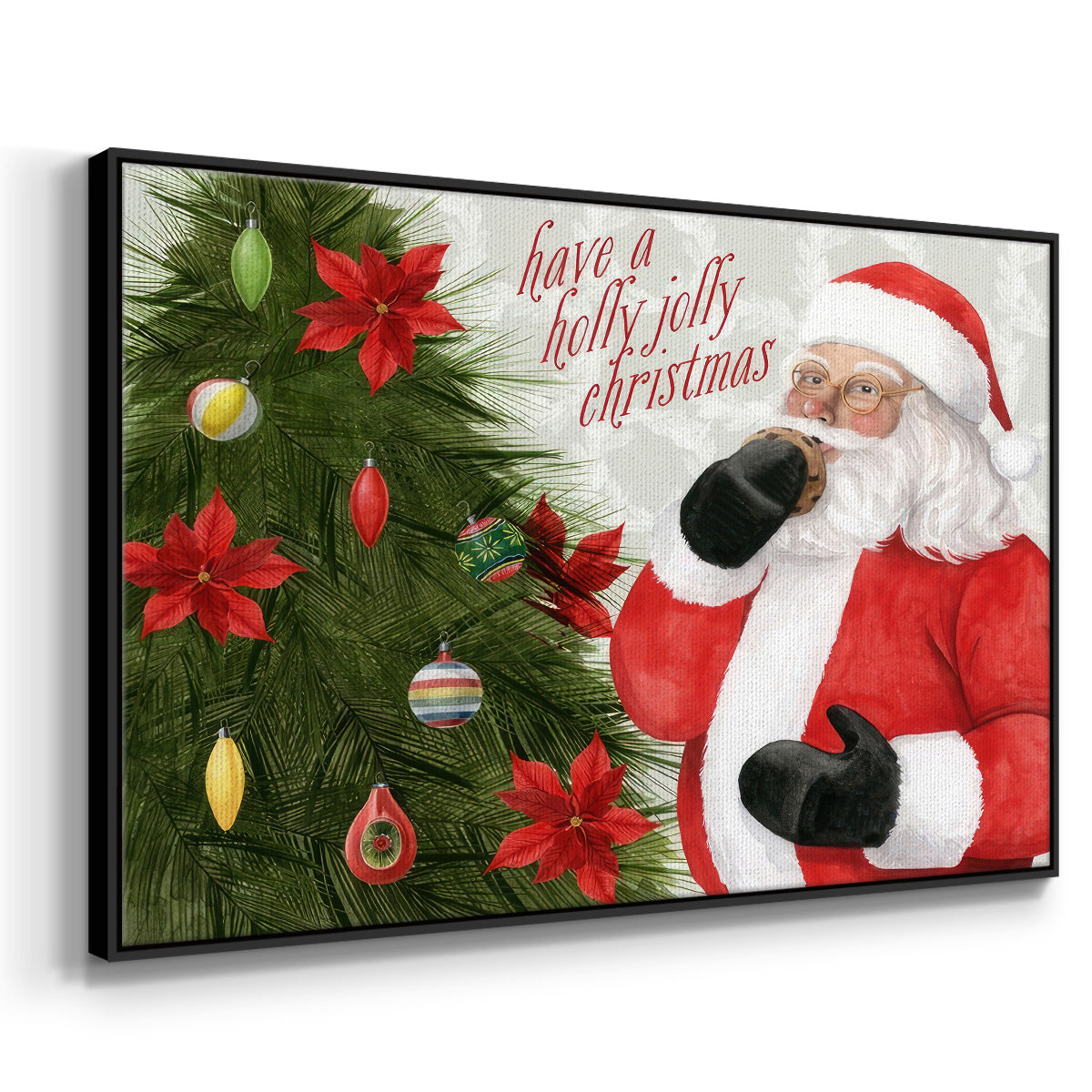 Arose Such a Clatter Collection A - Floater Framed Canvas Print