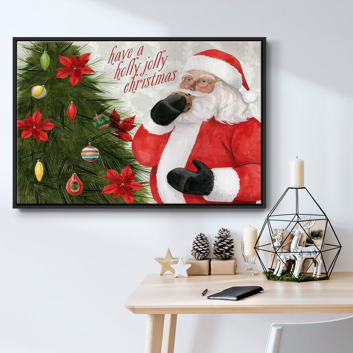 Arose Such a Clatter Collection A - Floater Framed Canvas Print