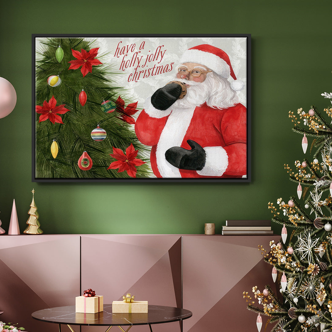 Arose Such a Clatter Collection A - Floater Framed Canvas Print