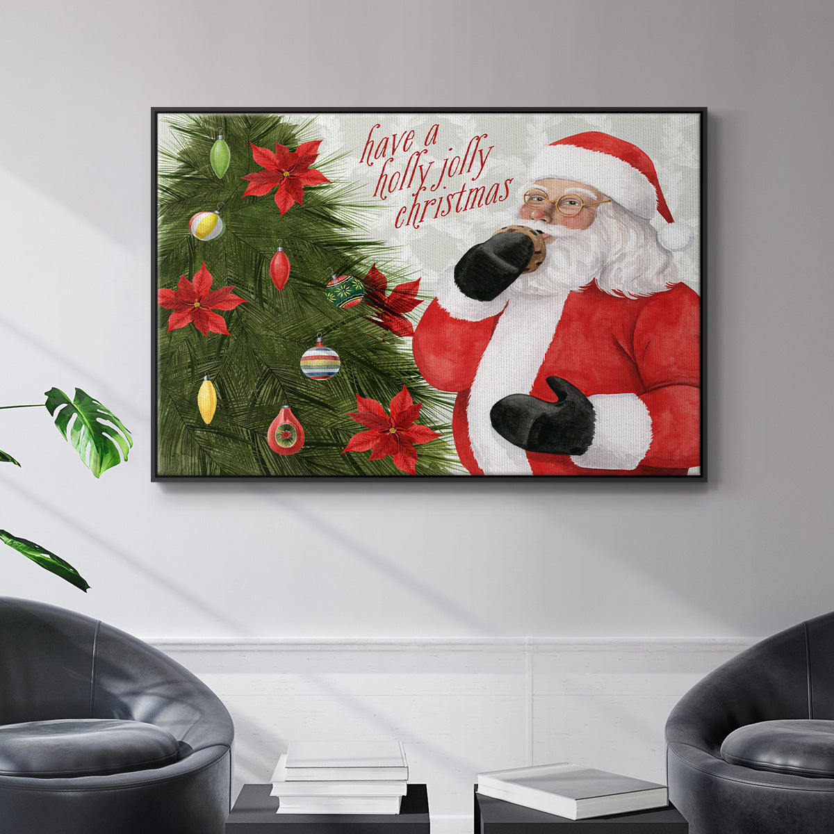 Arose Such a Clatter Collection A - Floater Framed Canvas Print