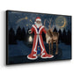 Celestial Christmas Collection A - Floater Framed Canvas Print