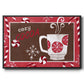 Cozy Cocoa Christmas Collection A - Floater Framed Canvas Print