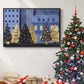 Holiday Night Collection A - Floater Framed Canvas Print