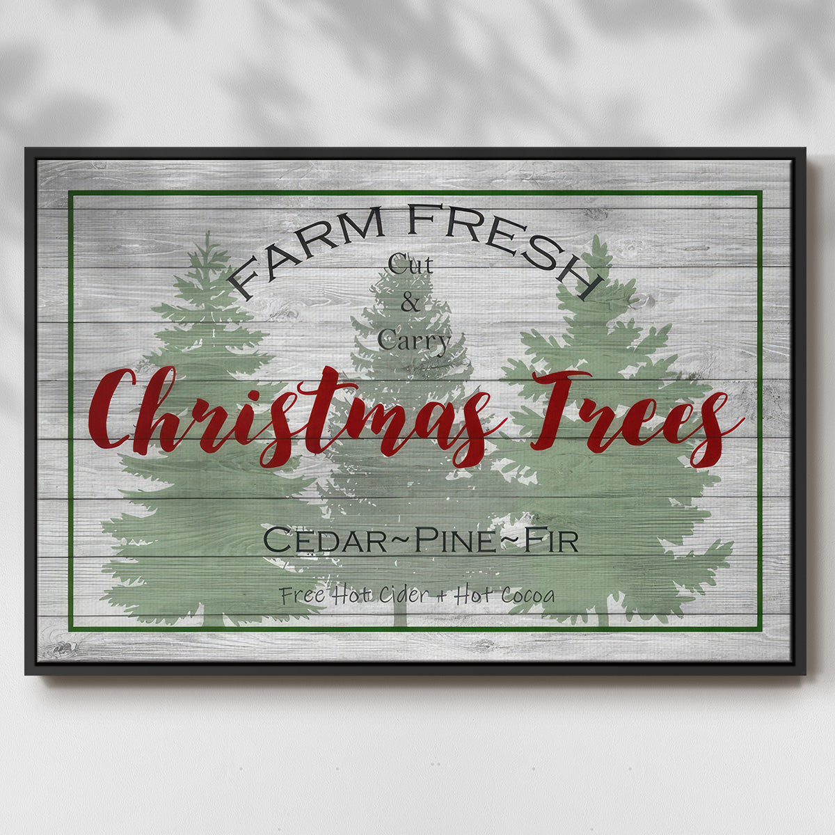 Farm Fresh - Floater Framed Canvas Print