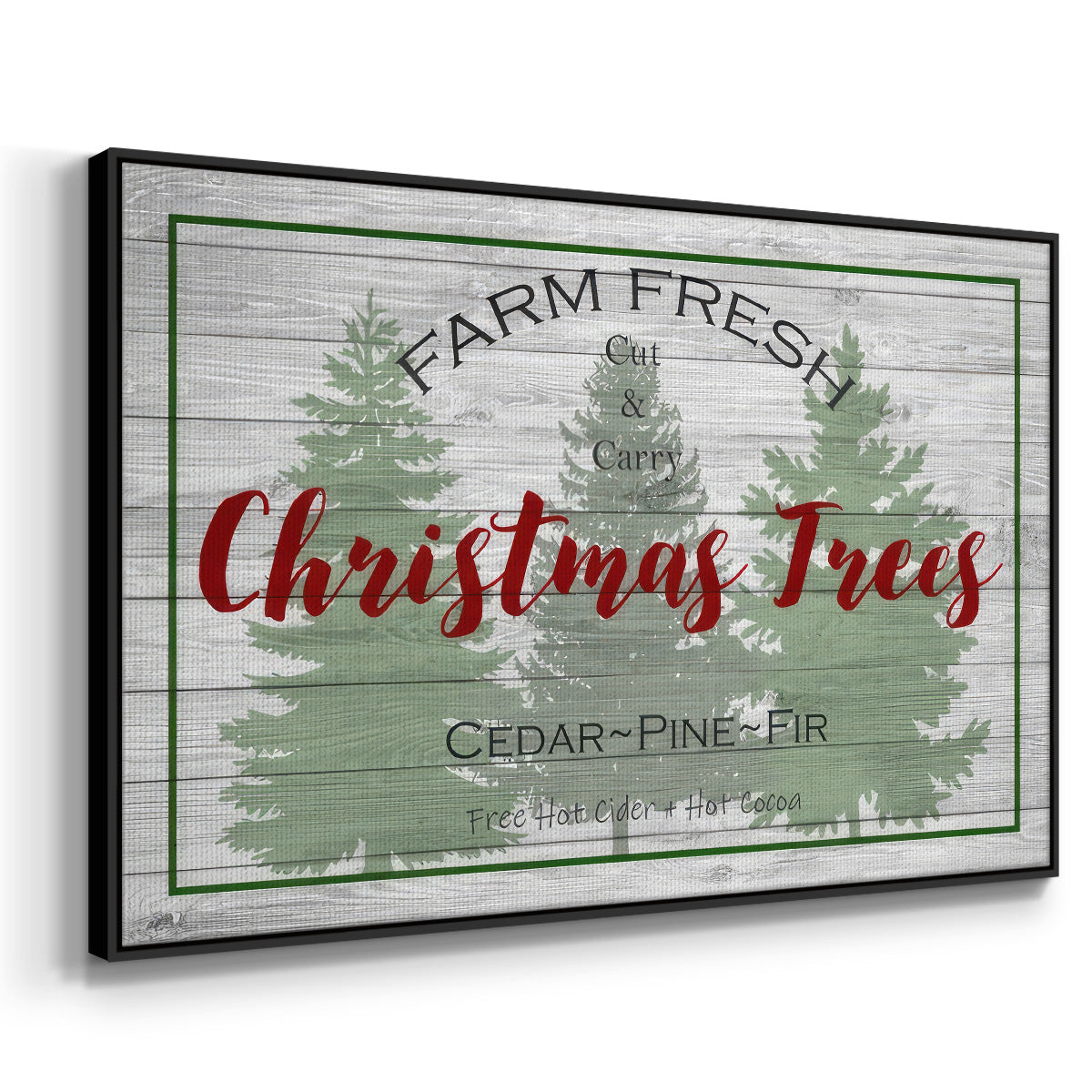 Farm Fresh - Floater Framed Canvas Print