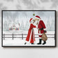 Christmas Love Collection A - Floater Framed Canvas Print