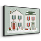 Festive Front Door Collection A - Floater Framed Canvas Print