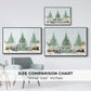 Christmas in the Forest Collection A - Floater Framed Canvas Print