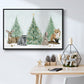 Christmas in the Forest Collection A - Floater Framed Canvas Print