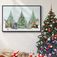Christmas in the Forest Collection A - Floater Framed Canvas Print