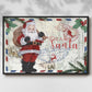 Christmas Par Avion I - Floater Framed Canvas Print