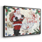 Christmas Par Avion I - Floater Framed Canvas Print