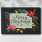 Bright Christmas Night I - Floater Framed Canvas Print