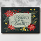 Bright Christmas Night II - Floater Framed Canvas Print