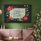 Bright Christmas Night II - Floater Framed Canvas Print