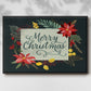 Bright Christmas Night Collection A - Floater Framed Canvas Print