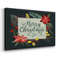 Bright Christmas Night Collection A - Floater Framed Canvas Print