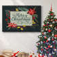 Bright Christmas Night Collection A - Floater Framed Canvas Print