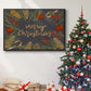 Holiday Sentiment I - Floater Framed Canvas Print