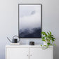 Above the Clouds - Floater Framed Canvas Print