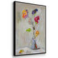 Neoplitan Floral - Floater Framed Canvas Print