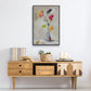 Neoplitan Floral - Floater Framed Canvas Print