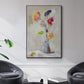 Neoplitan Floral - Floater Framed Canvas Print