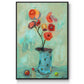 Orange Pop - Floater Framed Canvas Print