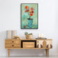 Orange Pop - Floater Framed Canvas Print