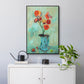 Orange Pop - Floater Framed Canvas Print