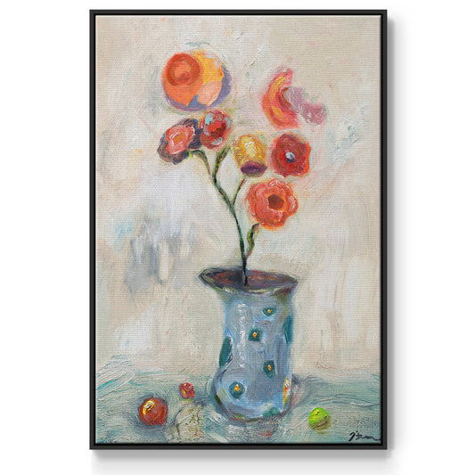 Fruit of Life - Floater Framed Canvas Print