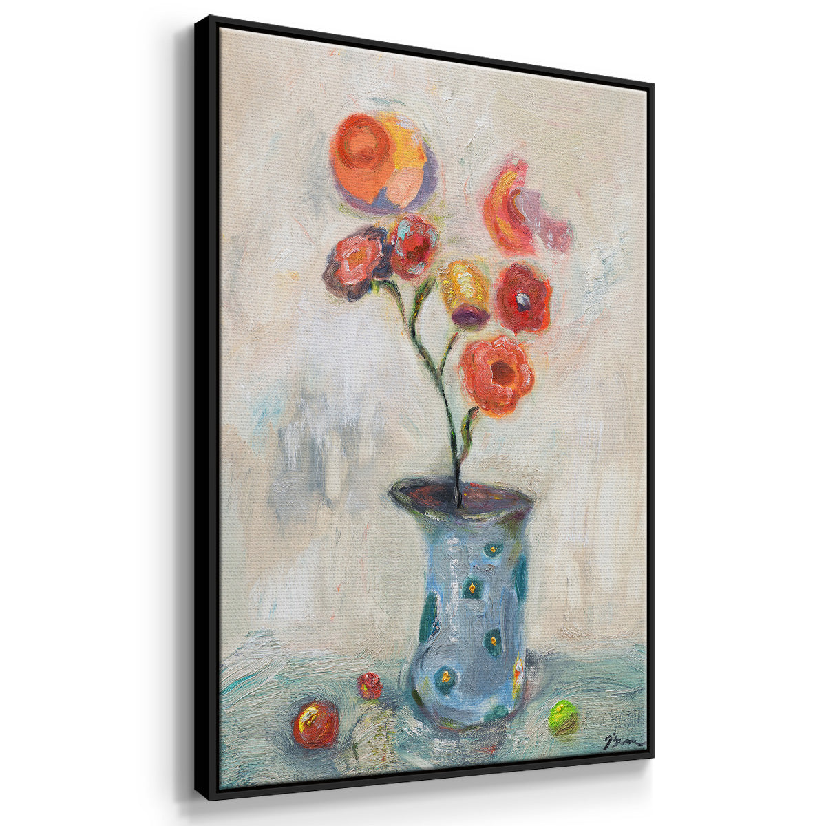 Fruit of Life - Floater Framed Canvas Print