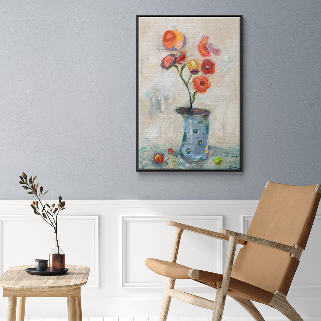 Fruit of Life - Floater Framed Canvas Print