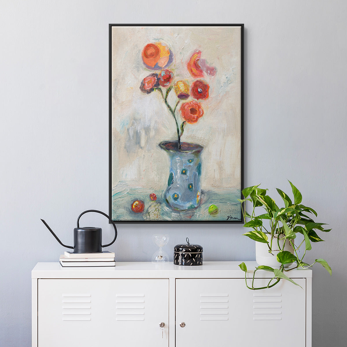 Fruit of Life - Floater Framed Canvas Print