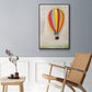 Lucky Hot Air Balloon - Floater Framed Canvas Print