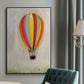Lucky Hot Air Balloon - Floater Framed Canvas Print