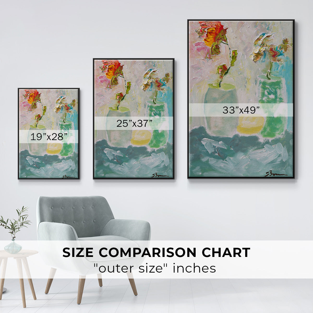 Tahitian Sunrise - Floater Framed Canvas Print