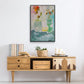 Tahitian Sunrise - Floater Framed Canvas Print
