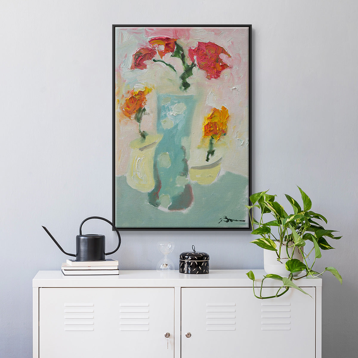 The Matriarch - Floater Framed Canvas Print