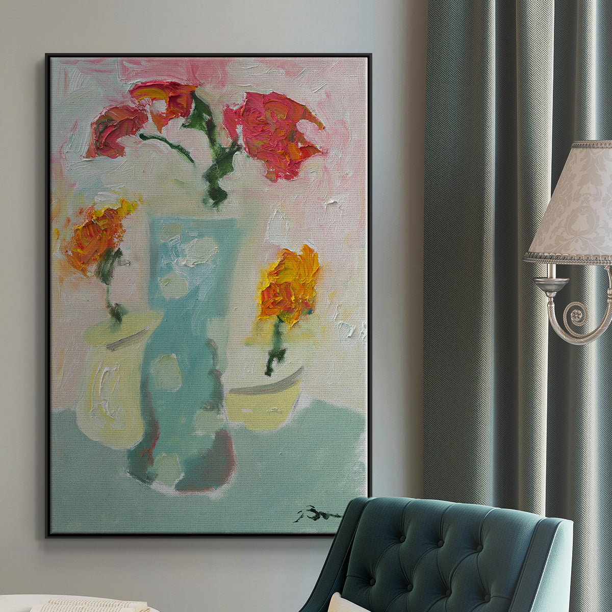 The Matriarch - Floater Framed Canvas Print