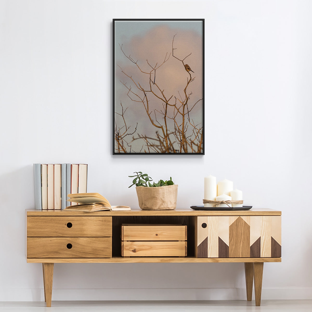 At Dawn - Floater Framed Canvas Print