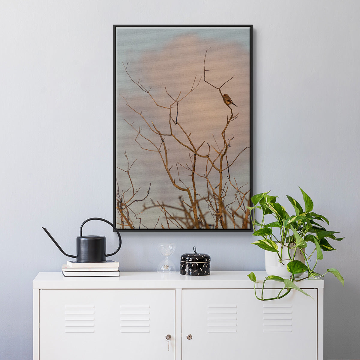 At Dawn - Floater Framed Canvas Print