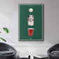Fig. A: Party - Floater Framed Canvas Print