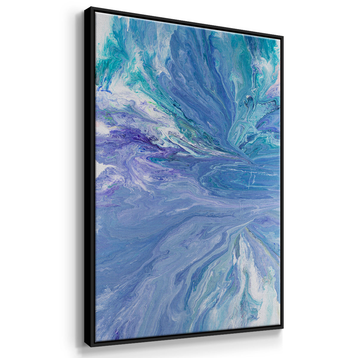 Trying to Focus - Floater Framed Canvas Print