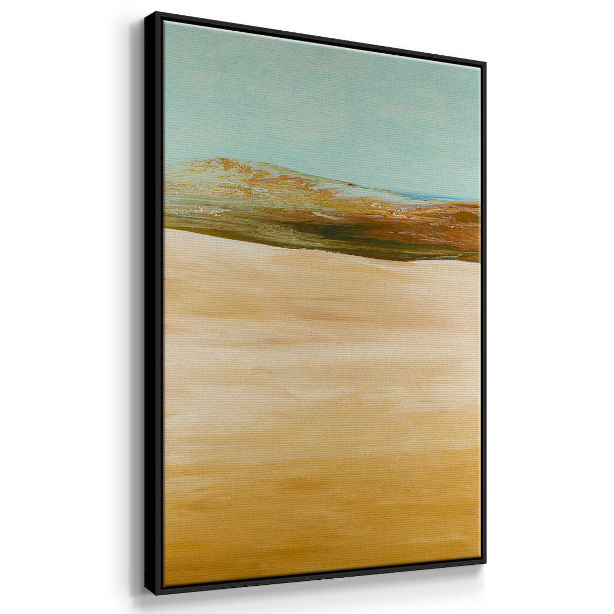 Yesterday's Today - Floater Framed Canvas Print