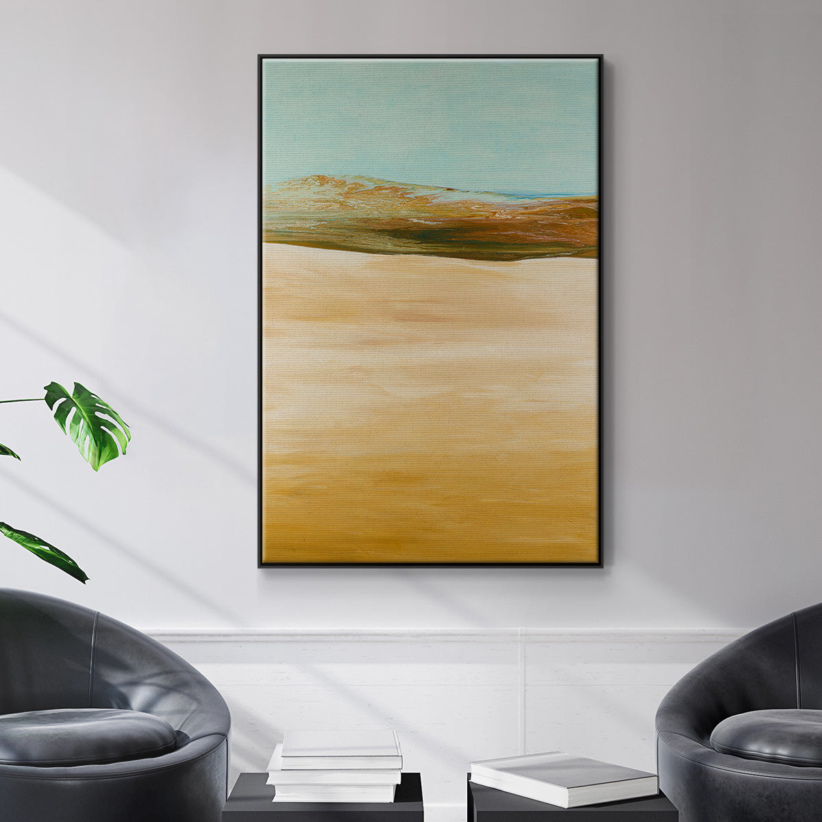 Yesterday's Today - Floater Framed Canvas Print